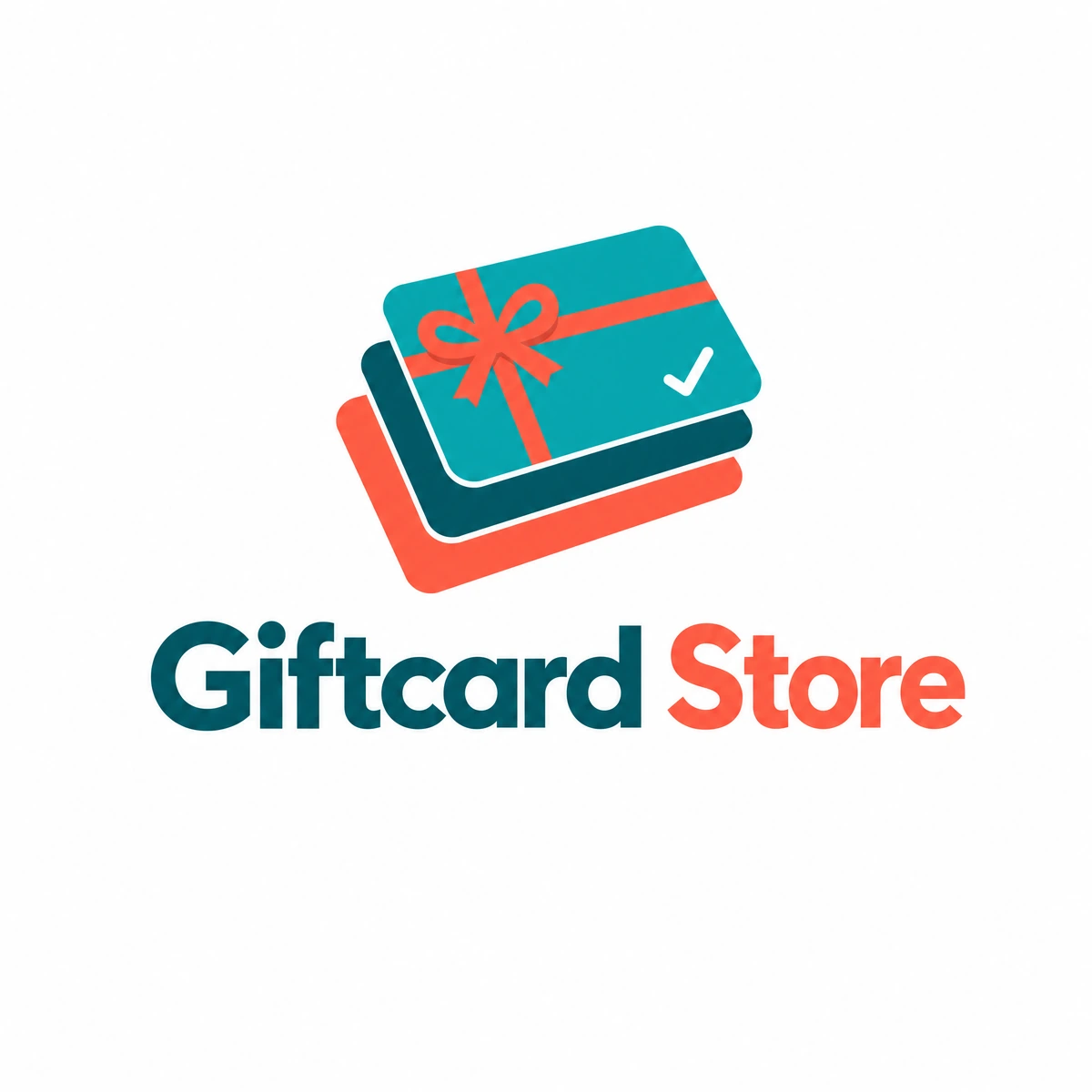 Логотип Giftcard Store — центрированная версия